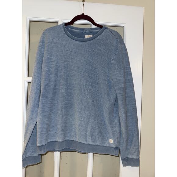 Marine Layer Sweatshirt Mens Medium Blue Crewneck Pullover Sweater Casual - Picture 1 of 5